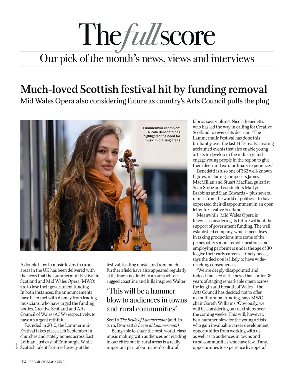 BBC Music Magazine Preview Pages