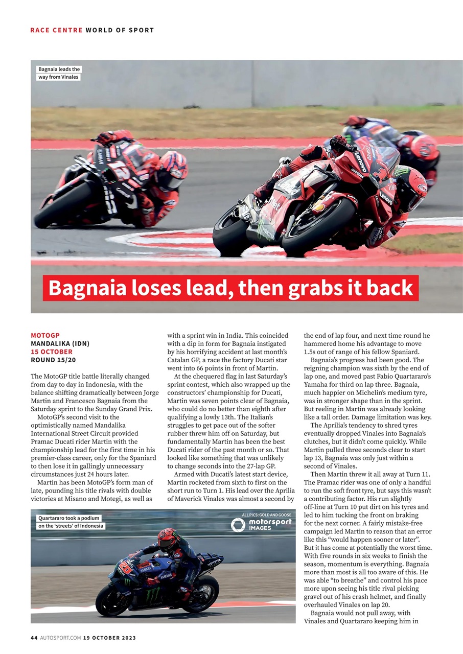 Autosport Preview Pages