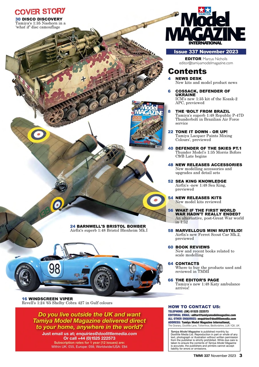 Tamiya Model Magazine Preview Pages
