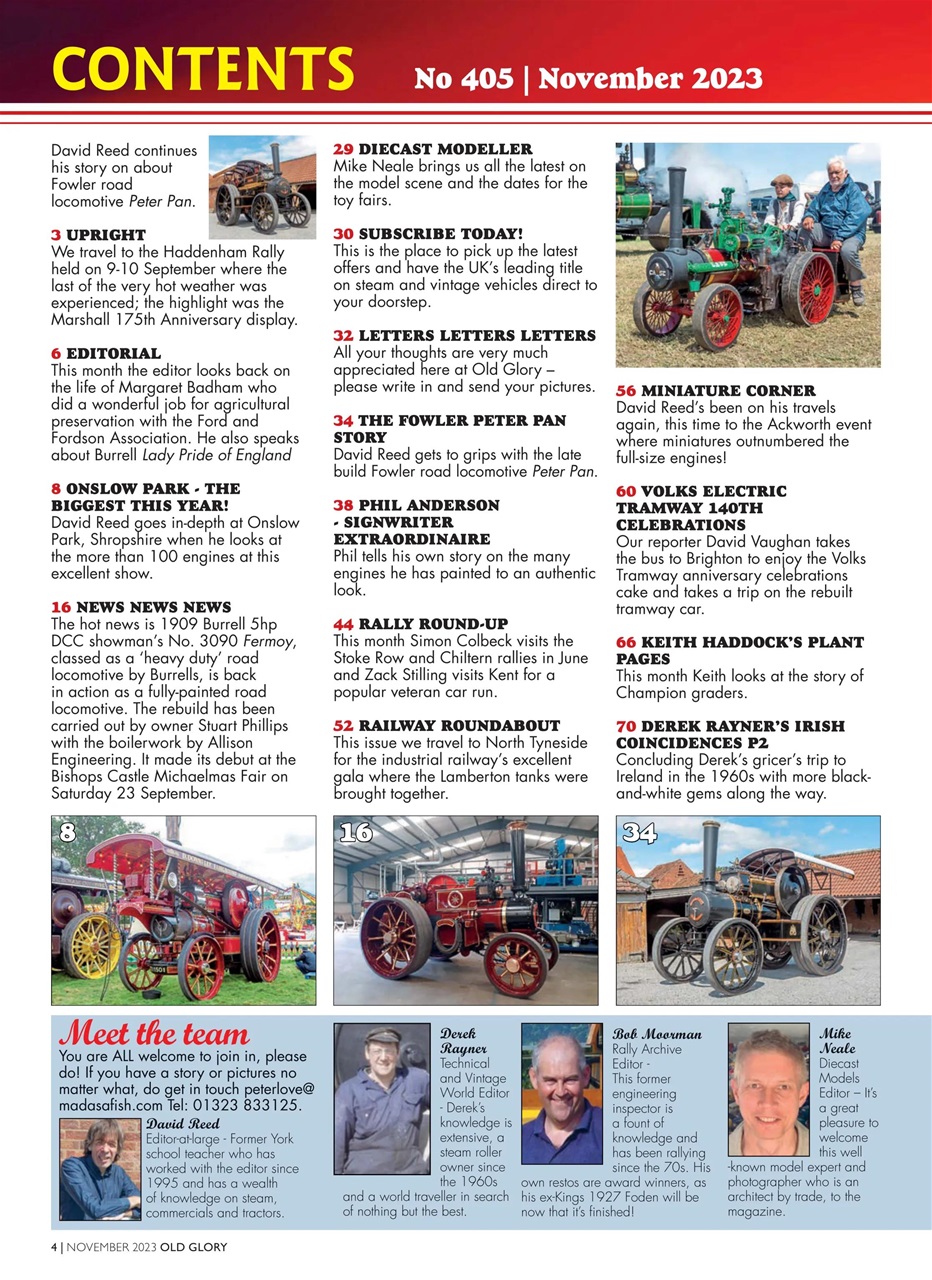 Old Glory Magazine Preview Pages