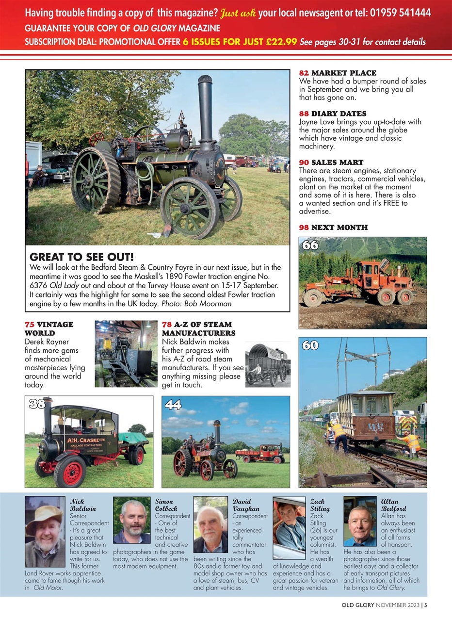 Old Glory Magazine Preview Pages