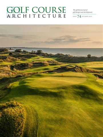 Golf Course Architecture issue October 2023