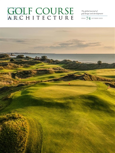Golf Course Architecture issue 