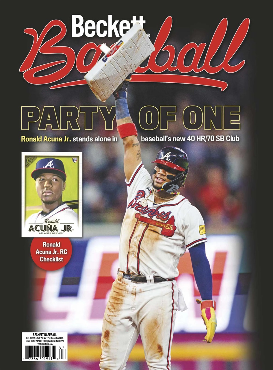 Beckett Baseball Magazine Preview Pages