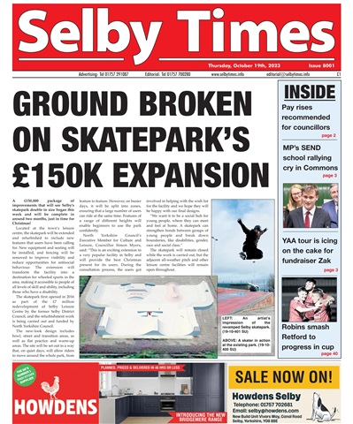 Selby Times issue October 19th 2023