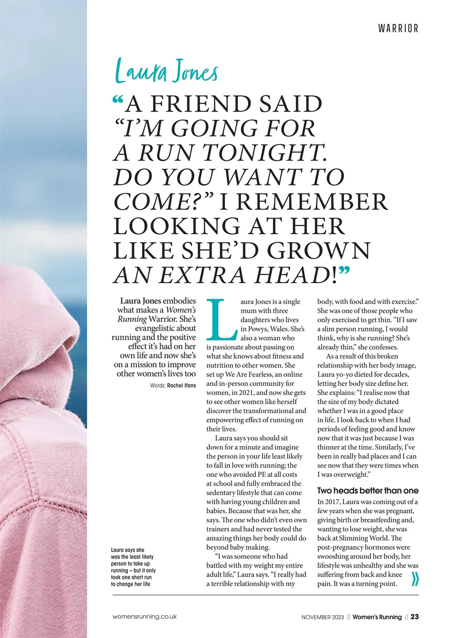 Women’s Running Preview Pages