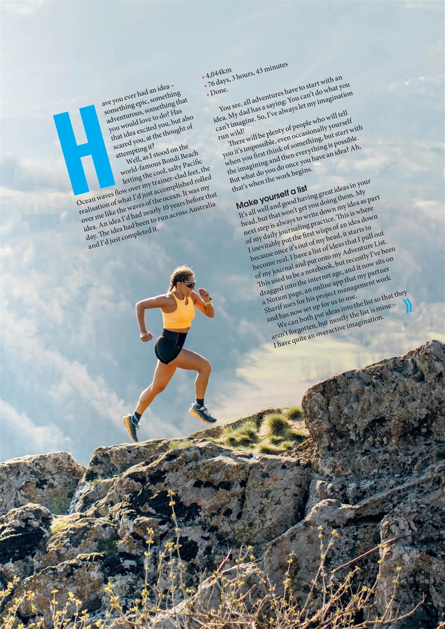 Women’s Running Preview Pages