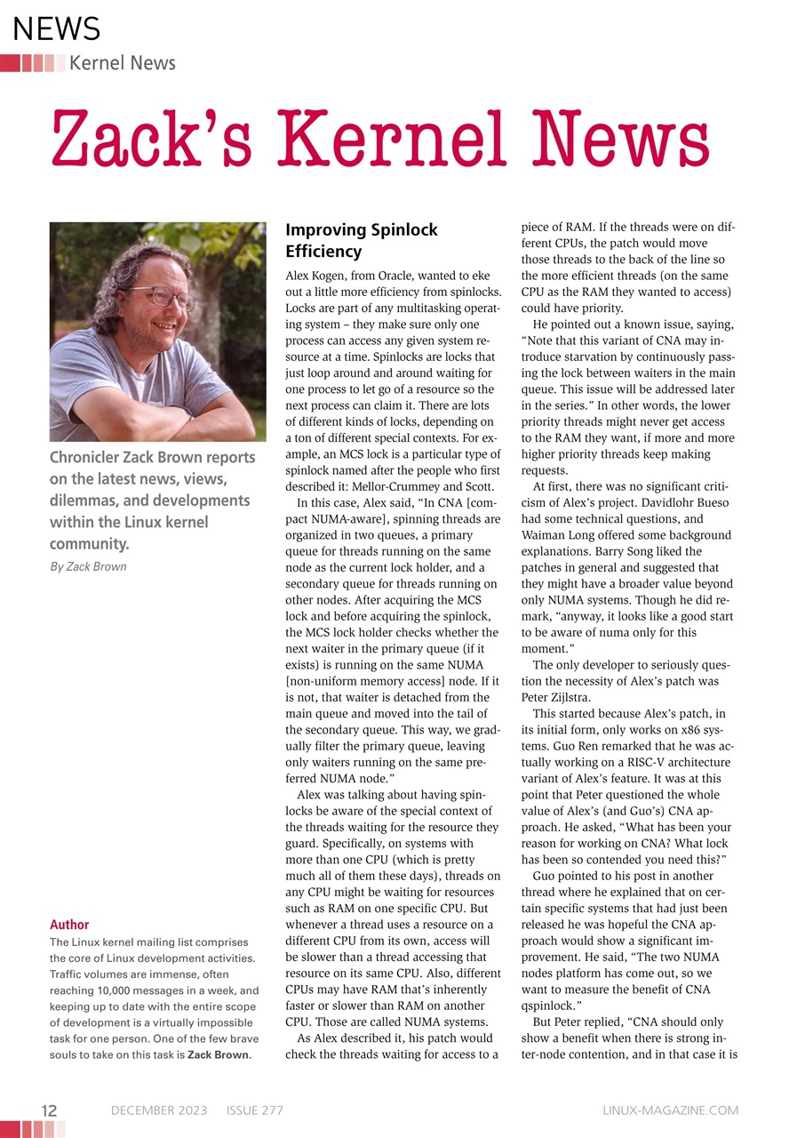 Linux Magazine Preview Pages