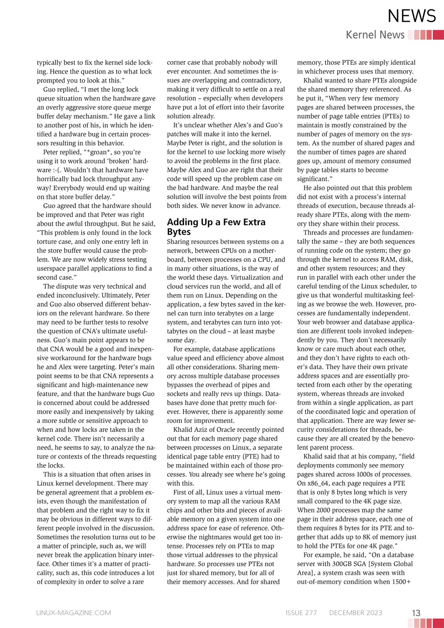 Linux Magazine Preview Pages