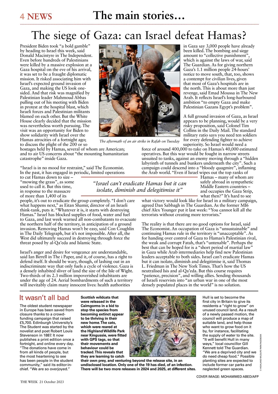 The Week Preview Pages