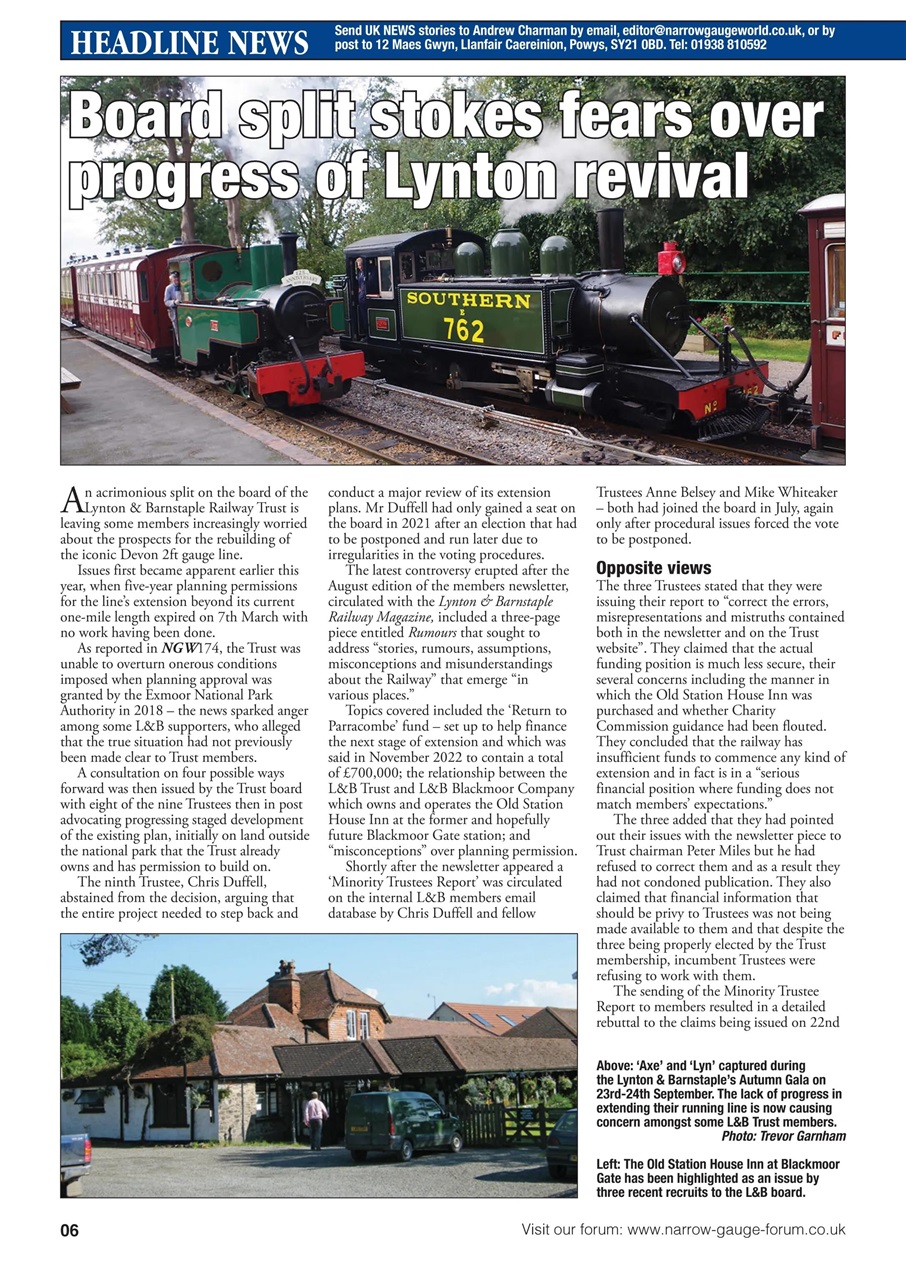 Narrow Gauge World Preview Pages