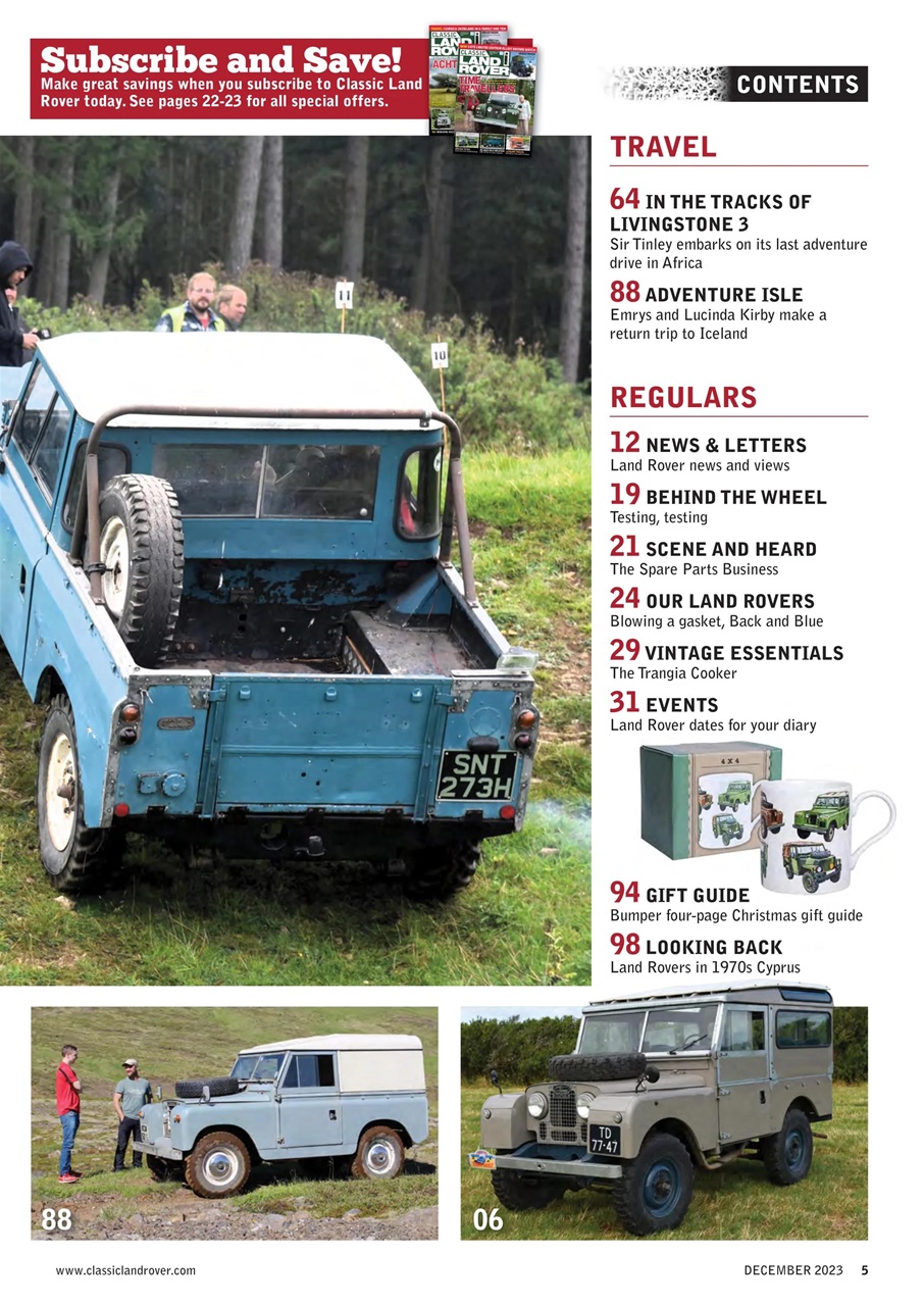 Classic Land Rover Magazine Preview Pages