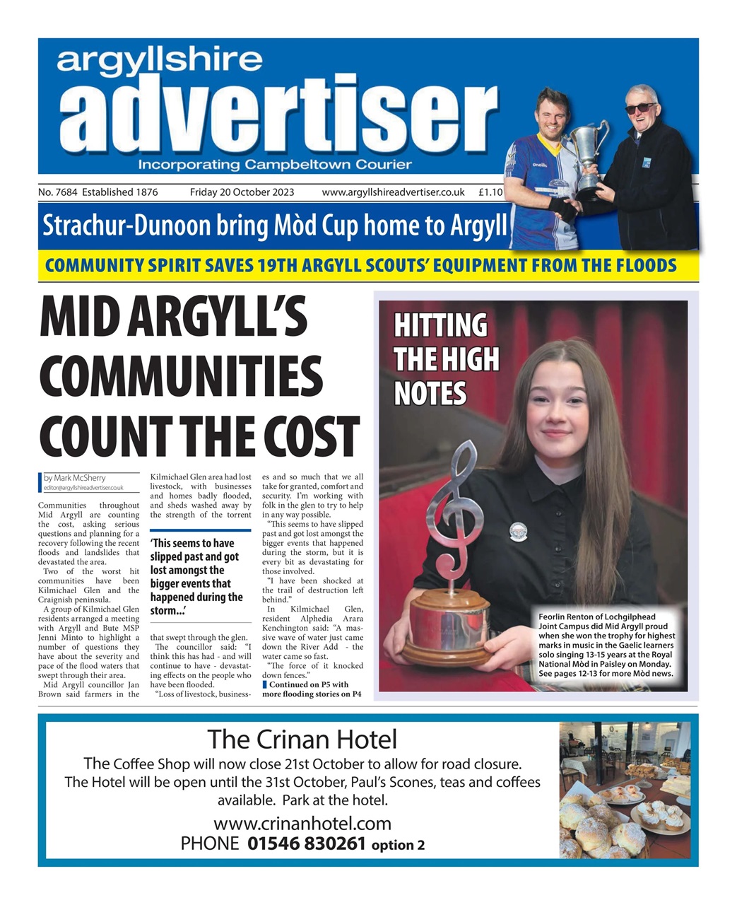Argyllshire Advertiser Preview Pages