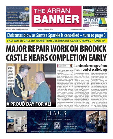Arran Banner issue 20/10/2023
