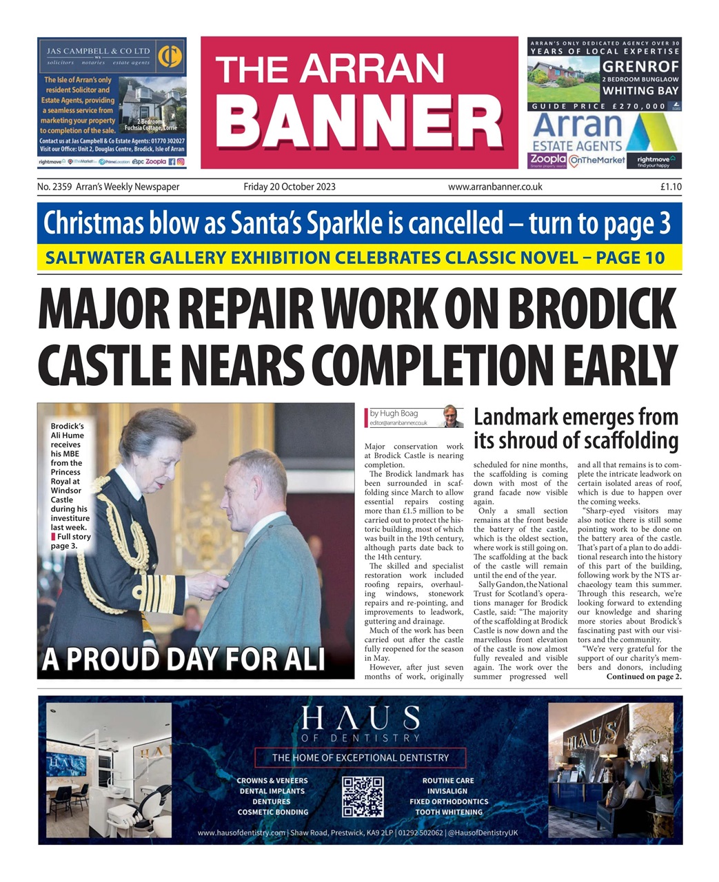 Arran Banner Preview Pages