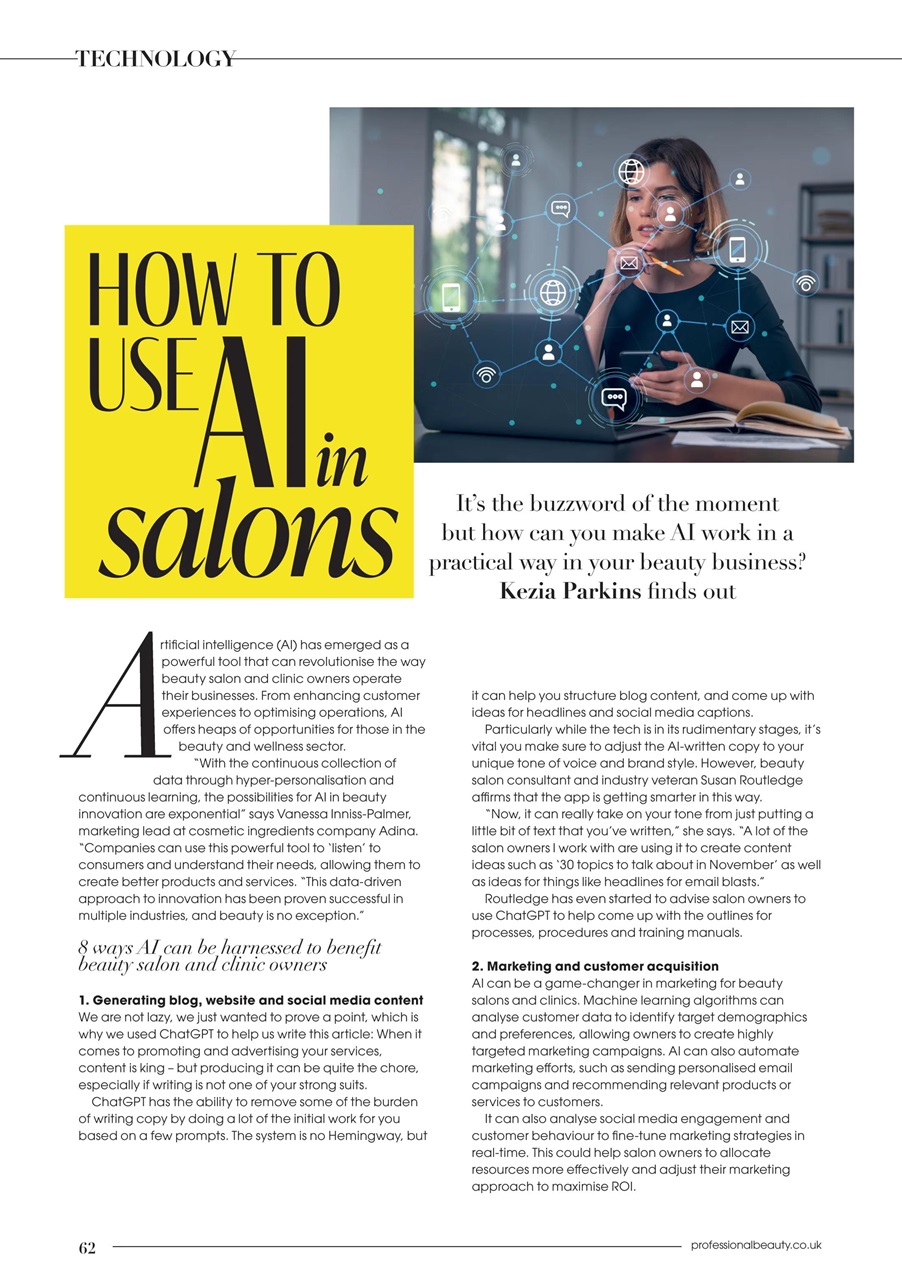 Professional Beauty Preview Pages