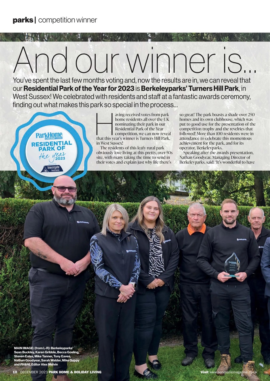 Park Home & Holiday Living Preview Pages