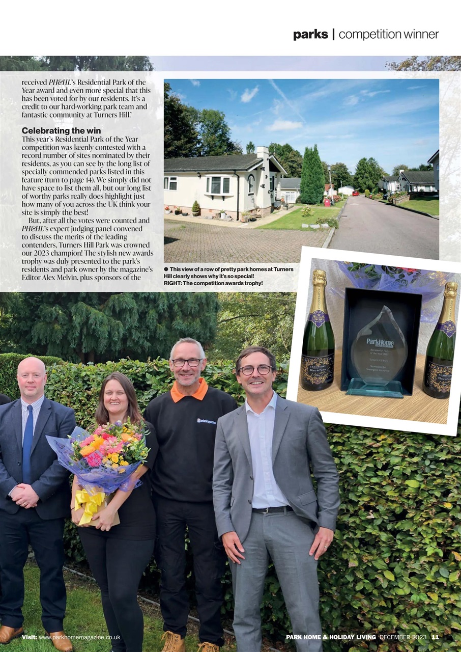 Park Home & Holiday Living Preview Pages