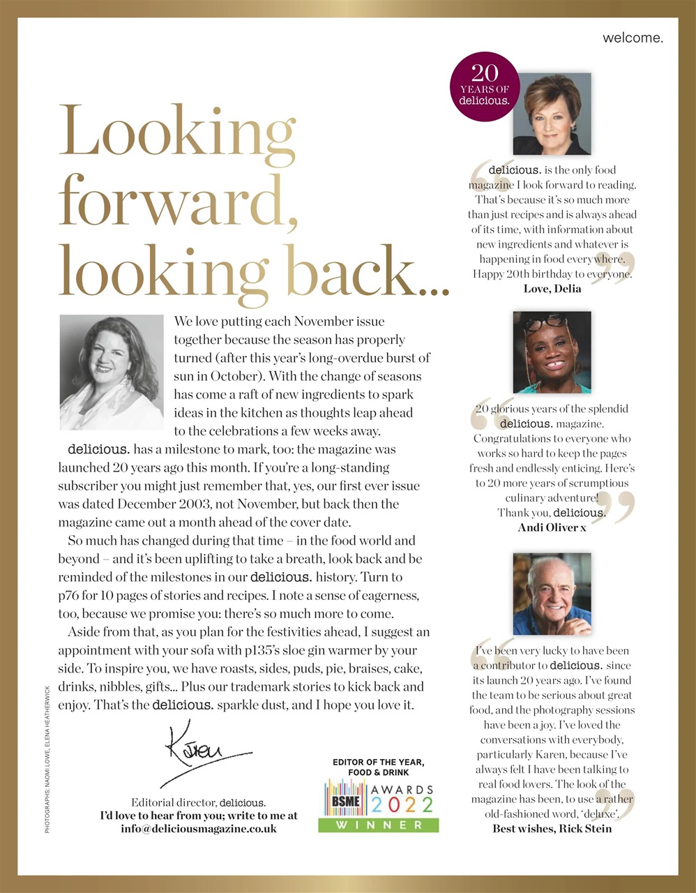 delicious. Magazine Preview Pages