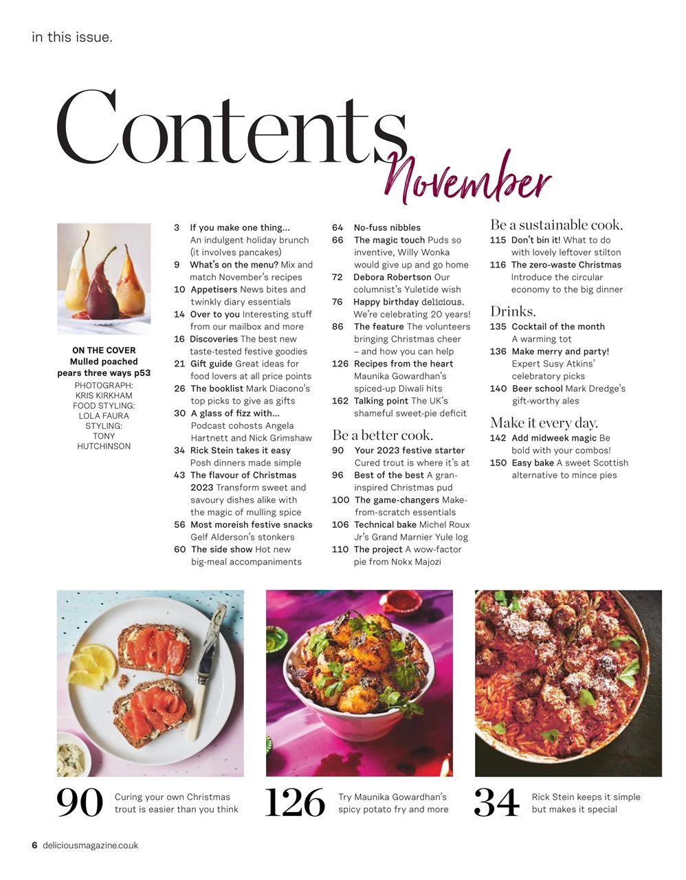 delicious. Magazine Preview Pages