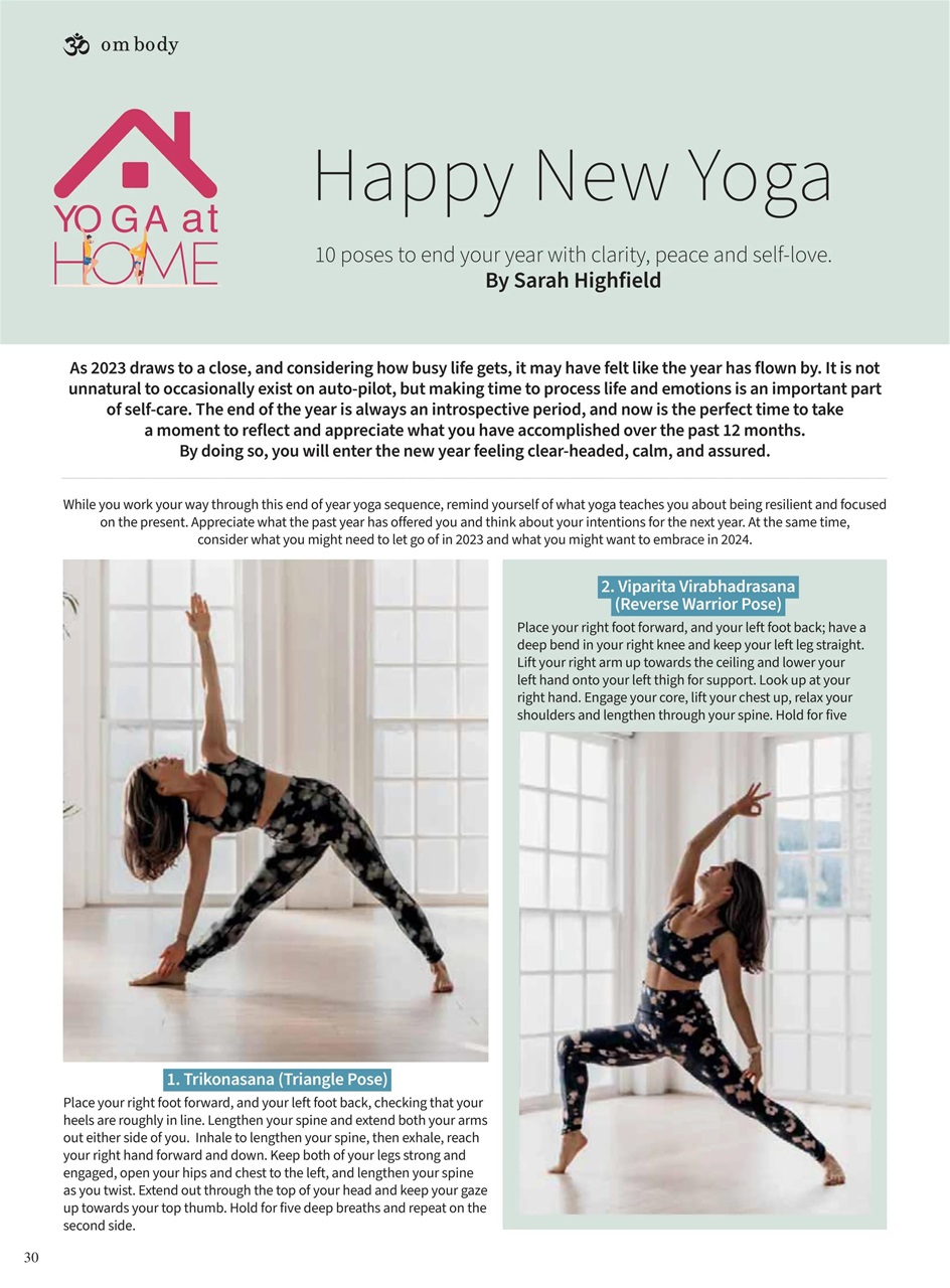 OM Yoga Magazine Preview Pages