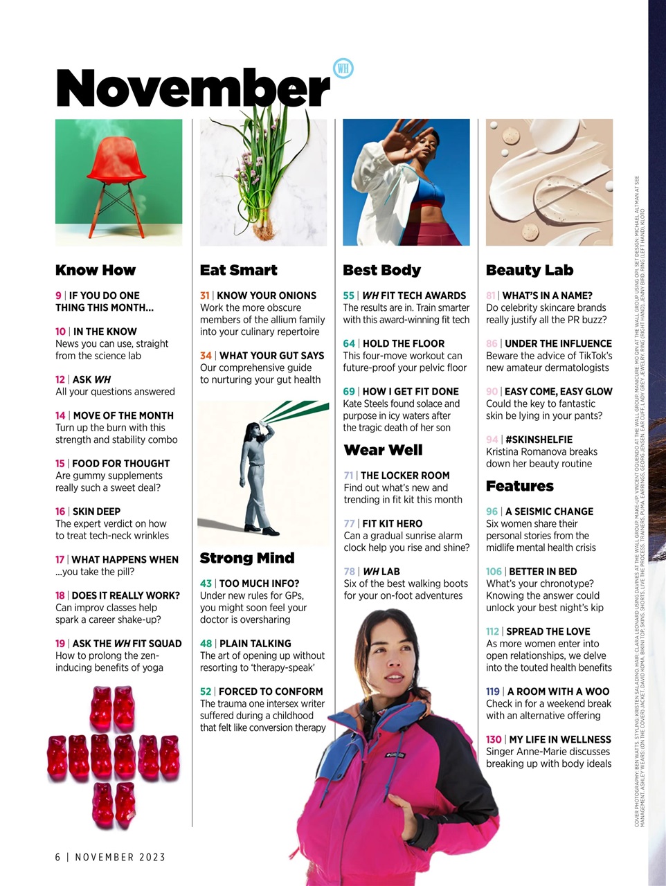 Women's Health Preview Pages