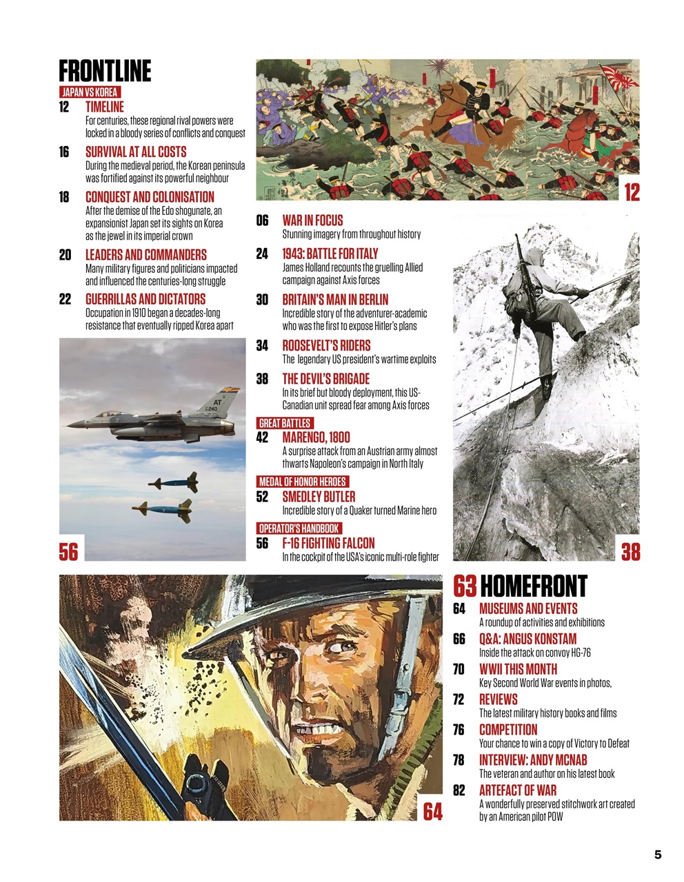 History of War Preview Pages