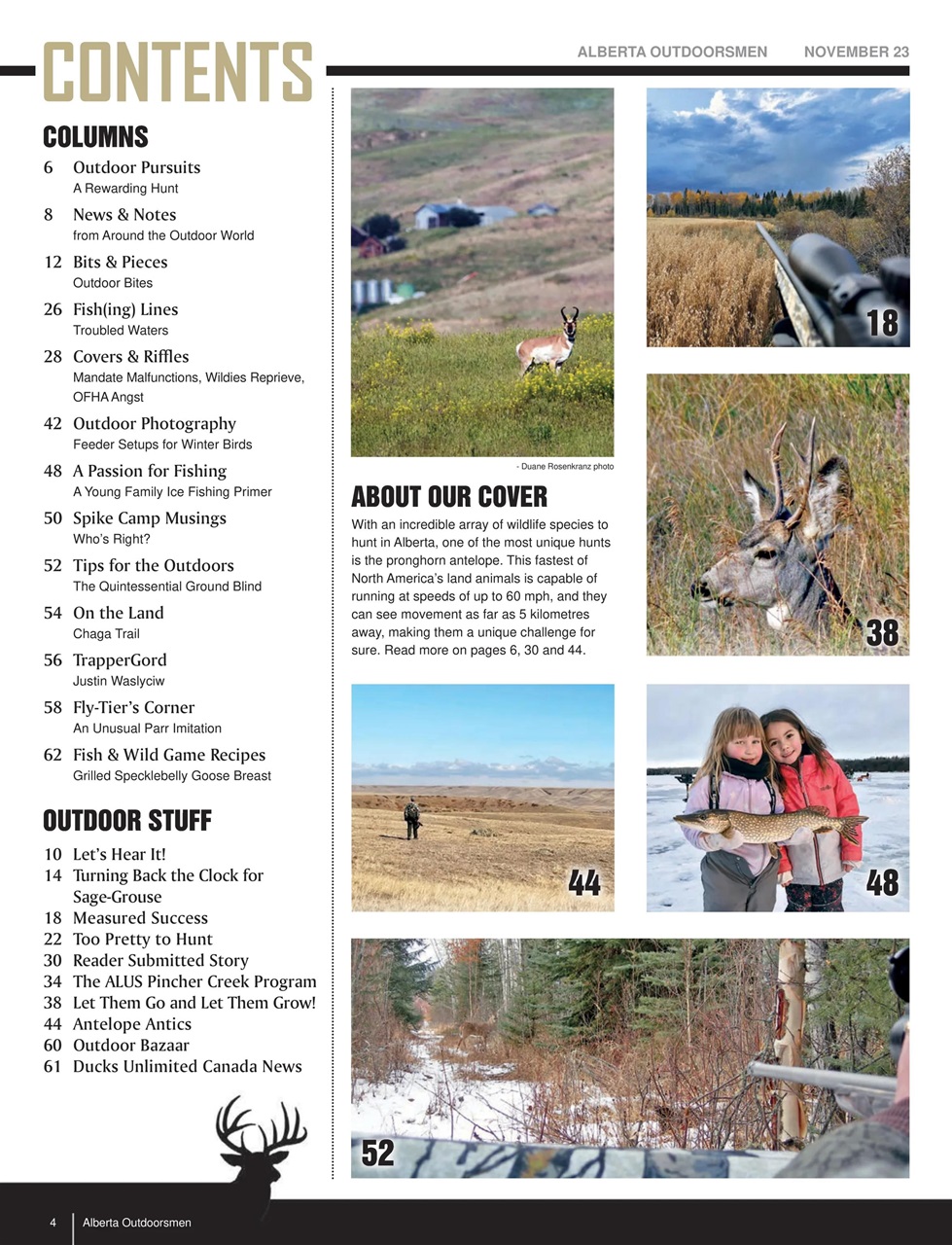 Alberta Outdoors Preview Pages