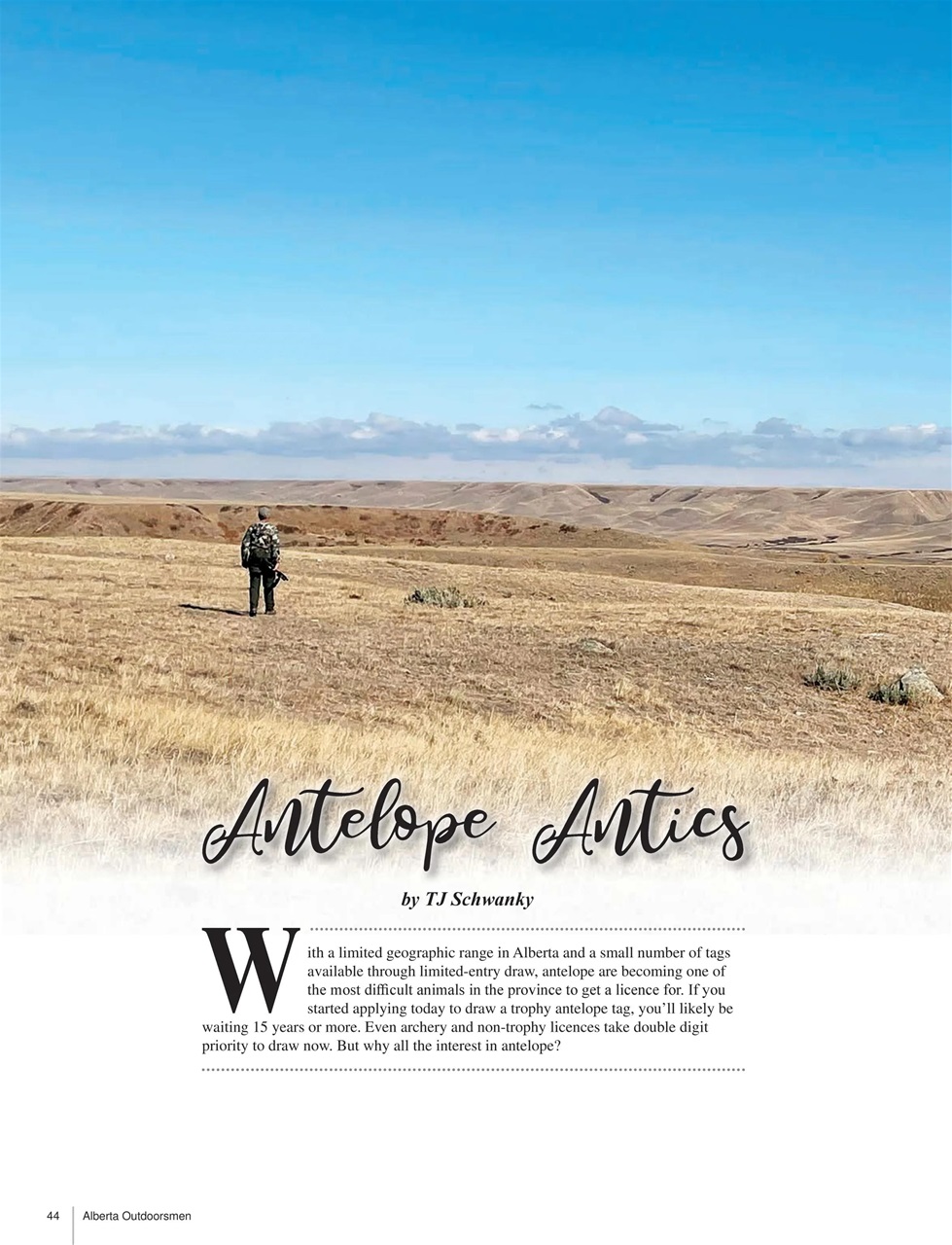 Alberta Outdoors Preview Pages