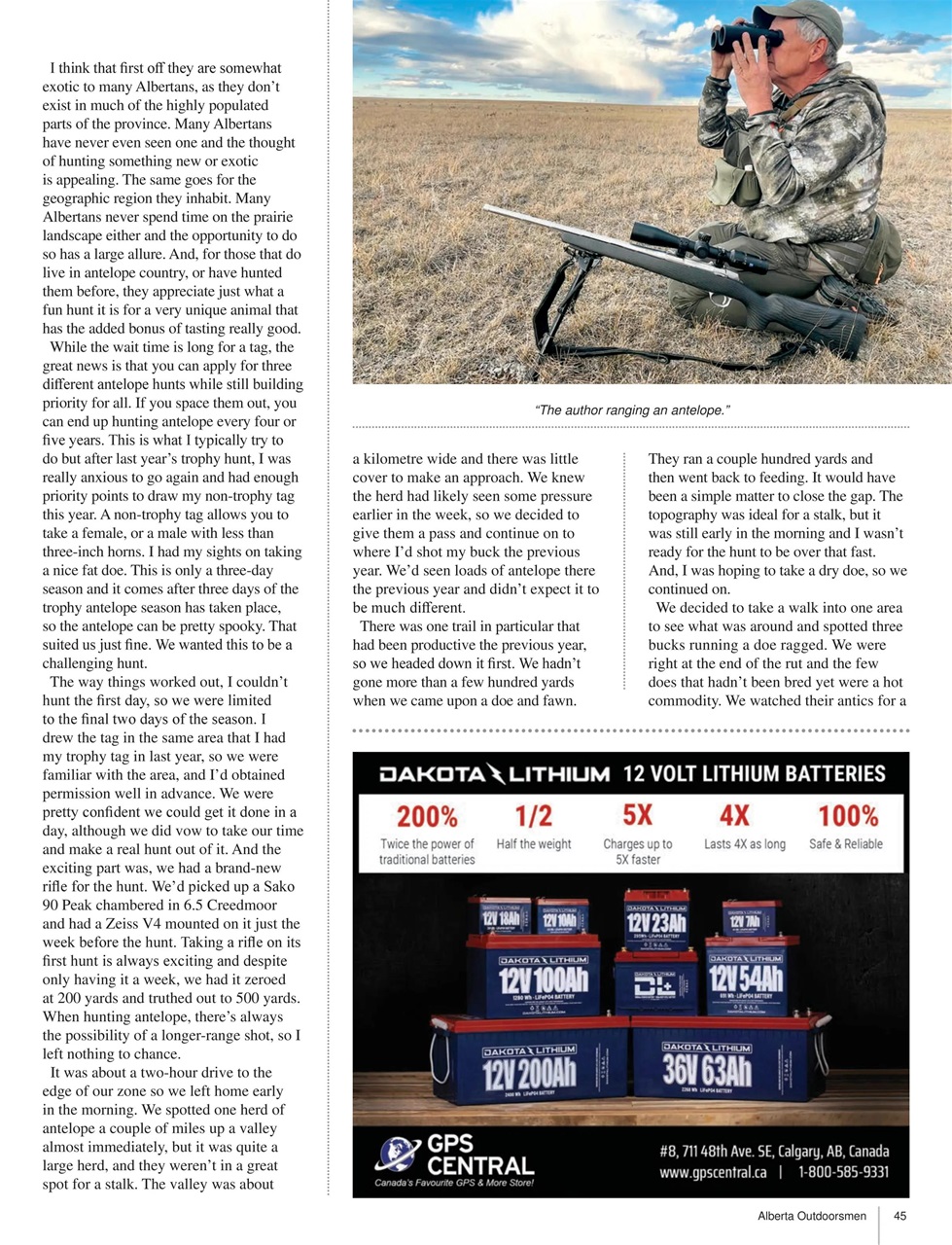 Alberta Outdoors Preview Pages