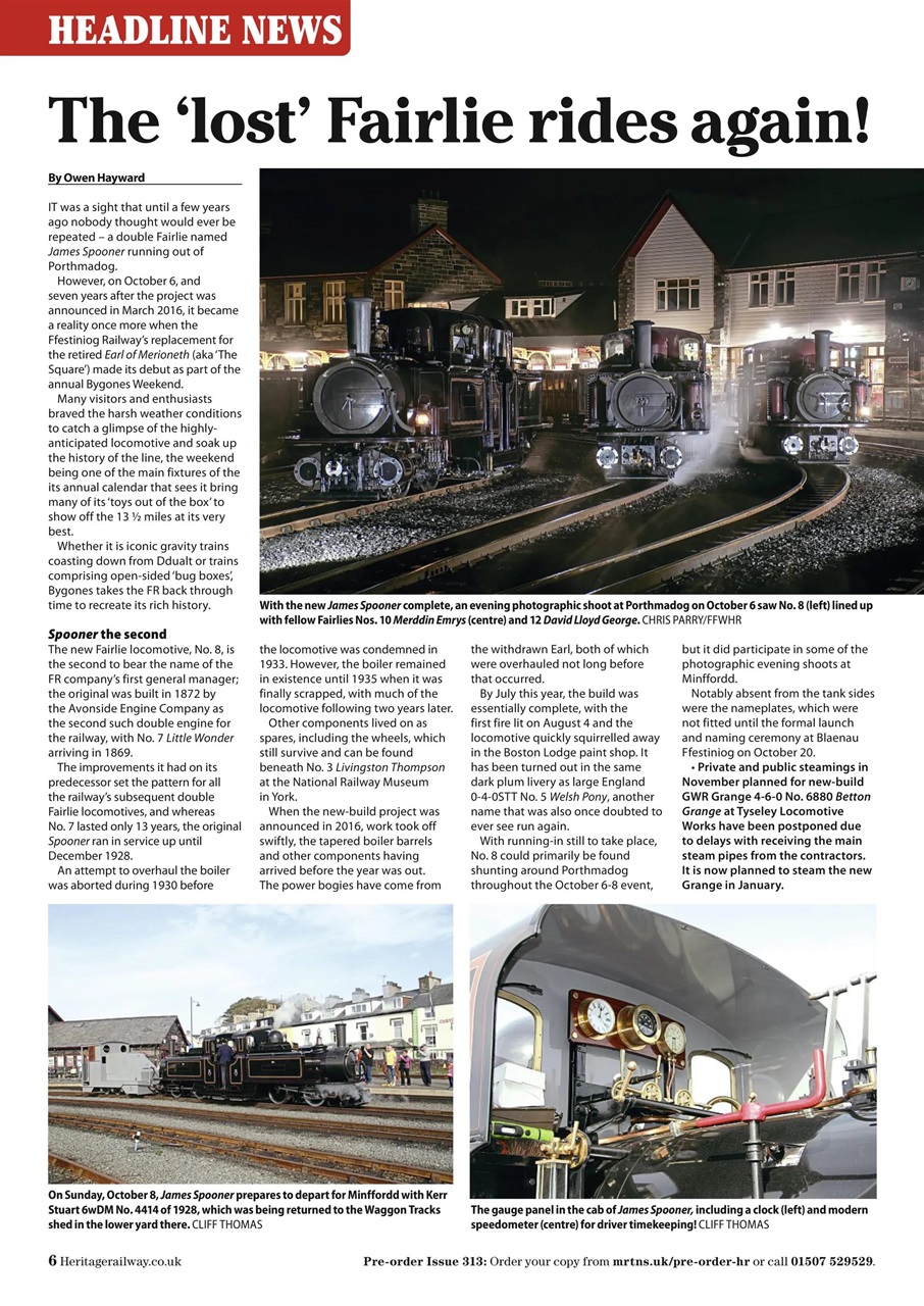 Heritage Railway Preview Pages