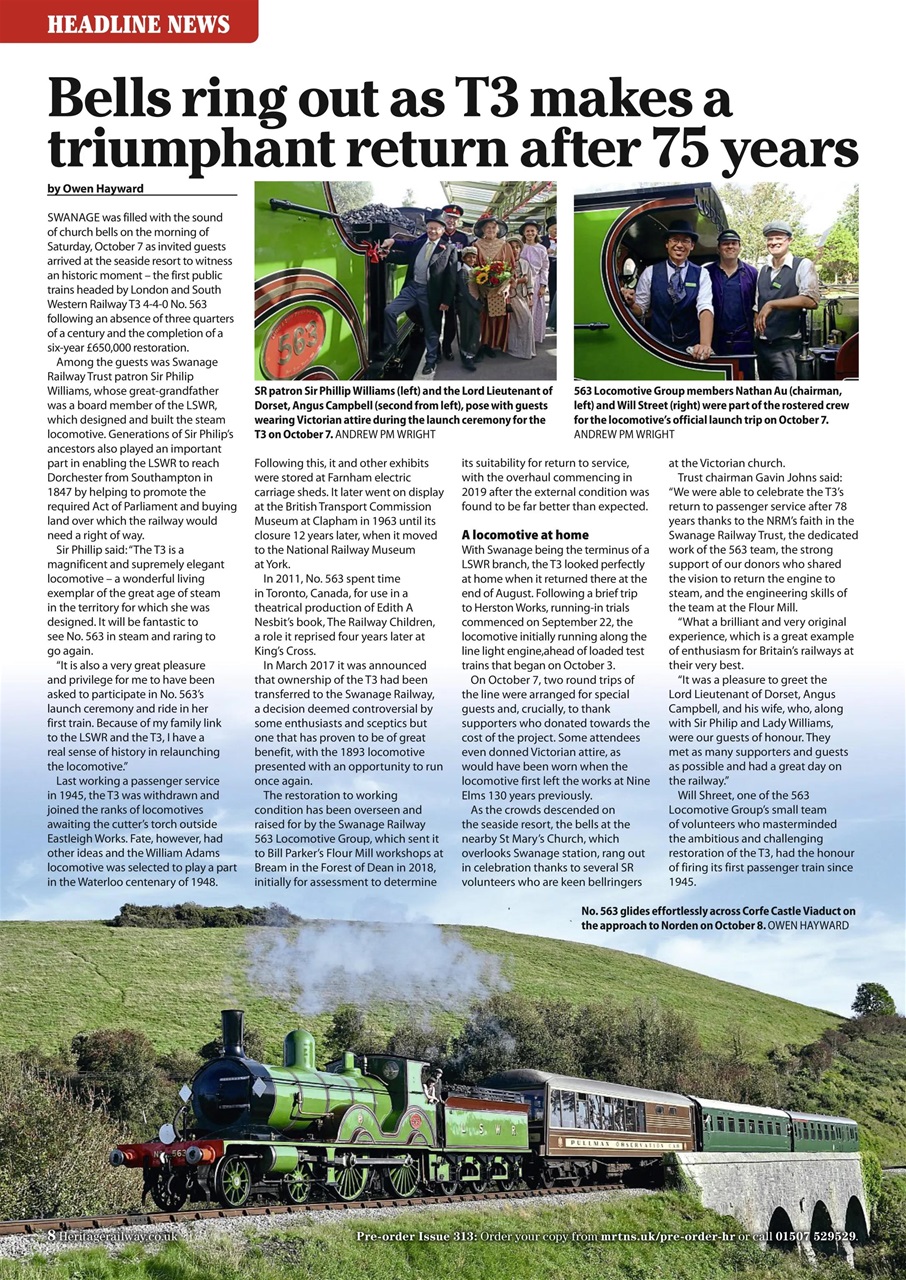 Heritage Railway Preview Pages