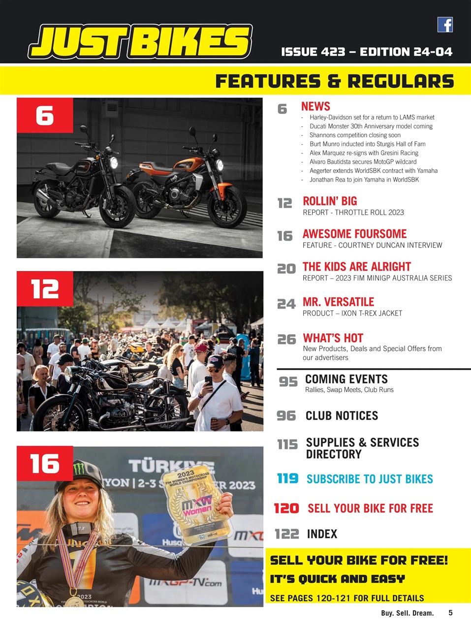 JUST BIKES Preview Pages