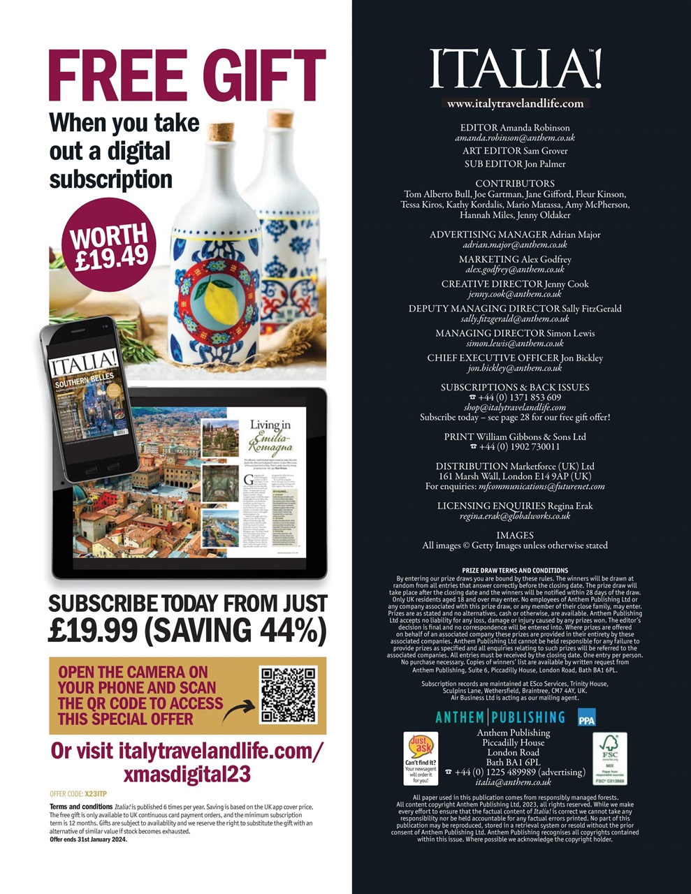 Italia! Preview Pages