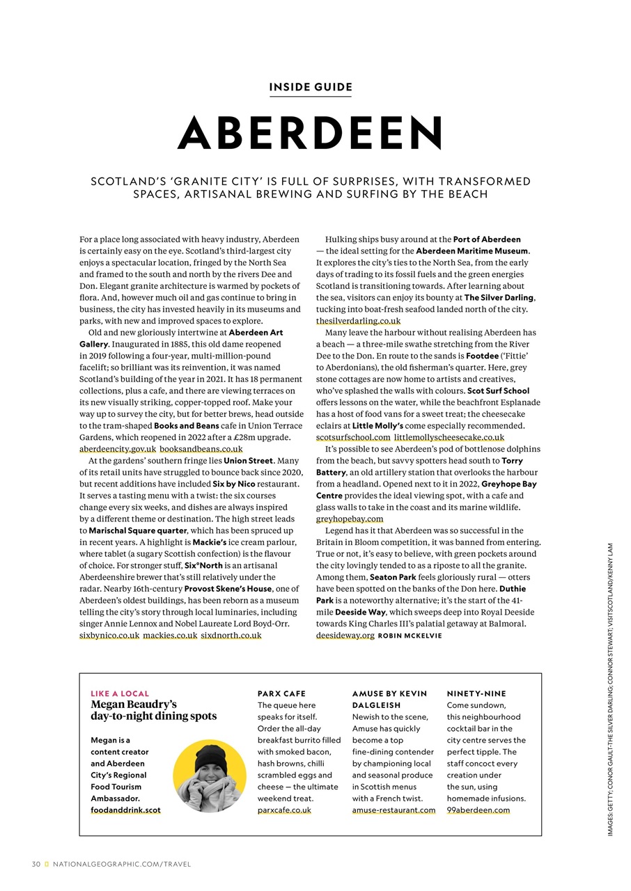 National Geographic Traveller UK Preview Pages