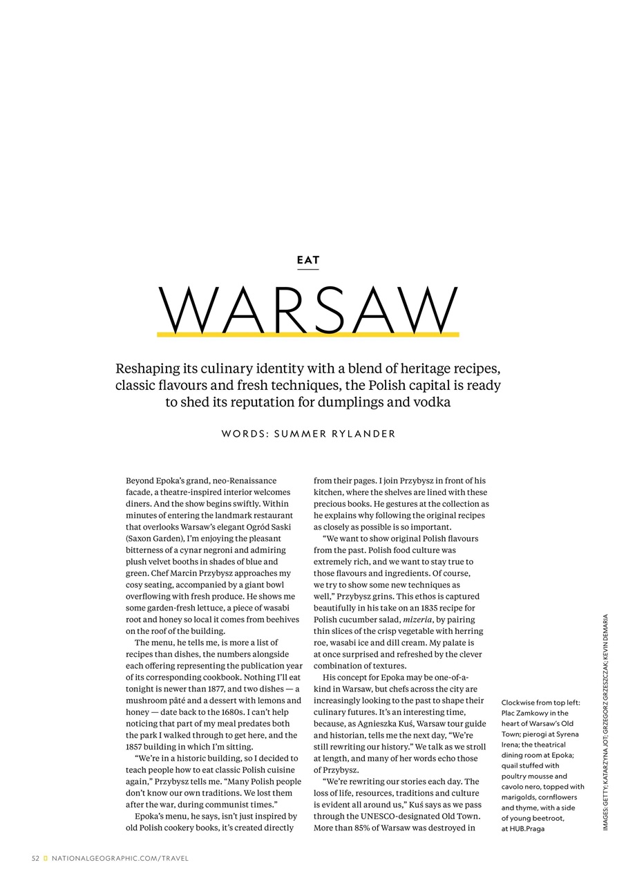 National Geographic Traveller UK Preview Pages