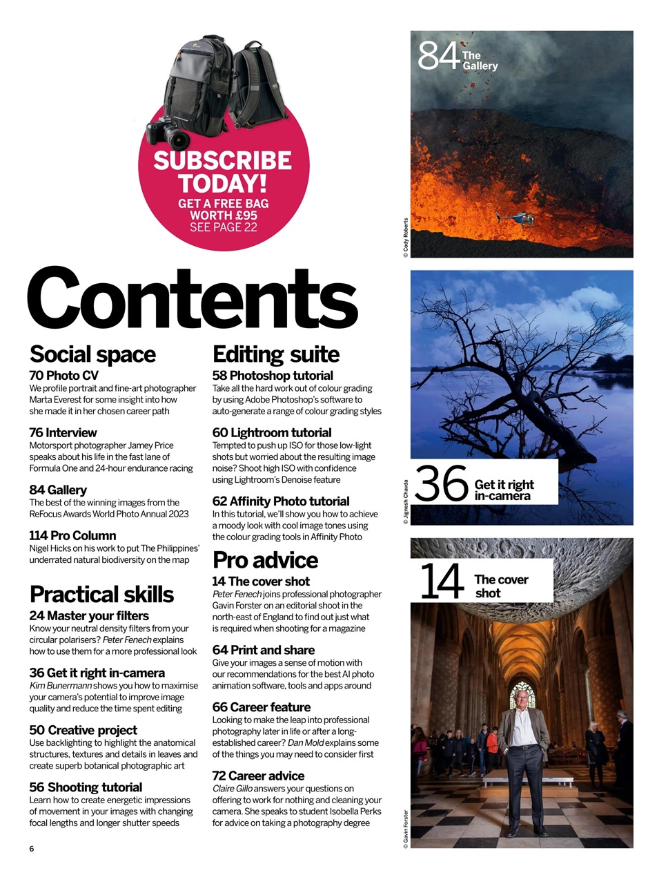 Digital Photographer Preview Pages