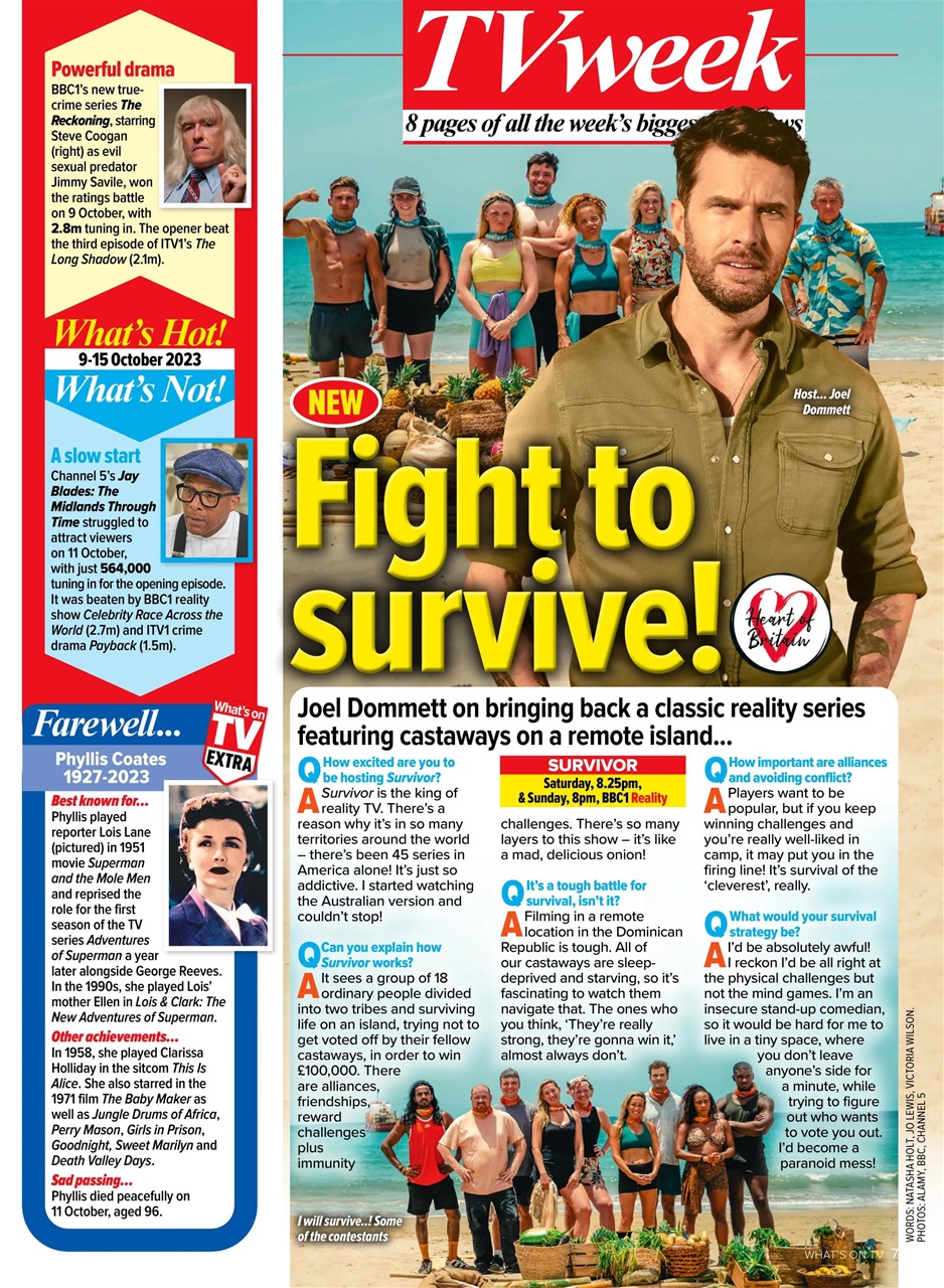 What's on TV Preview Pages