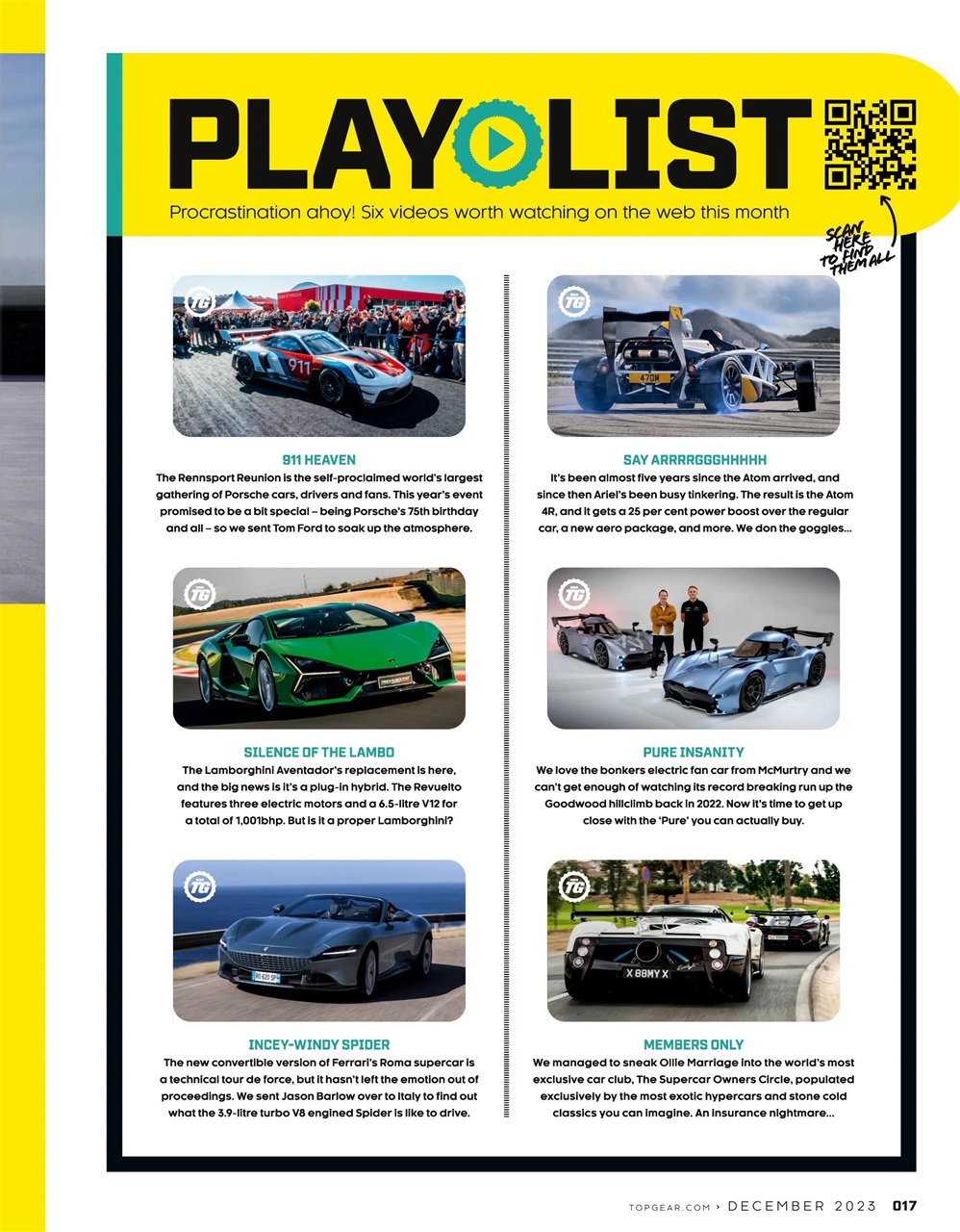 BBC Top Gear Magazine Preview Pages