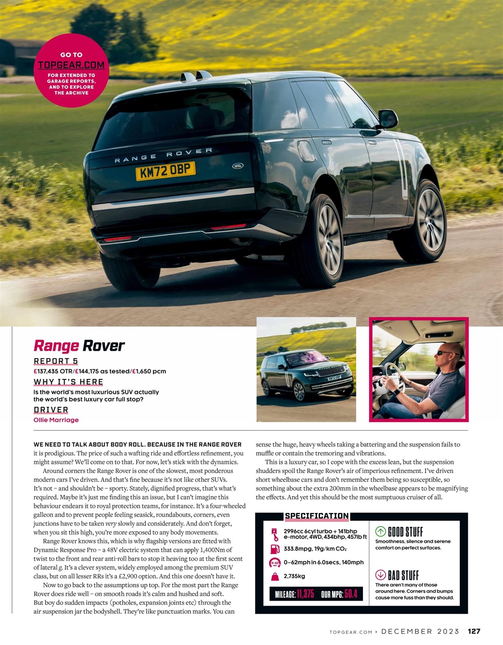 BBC Top Gear Magazine Preview Pages