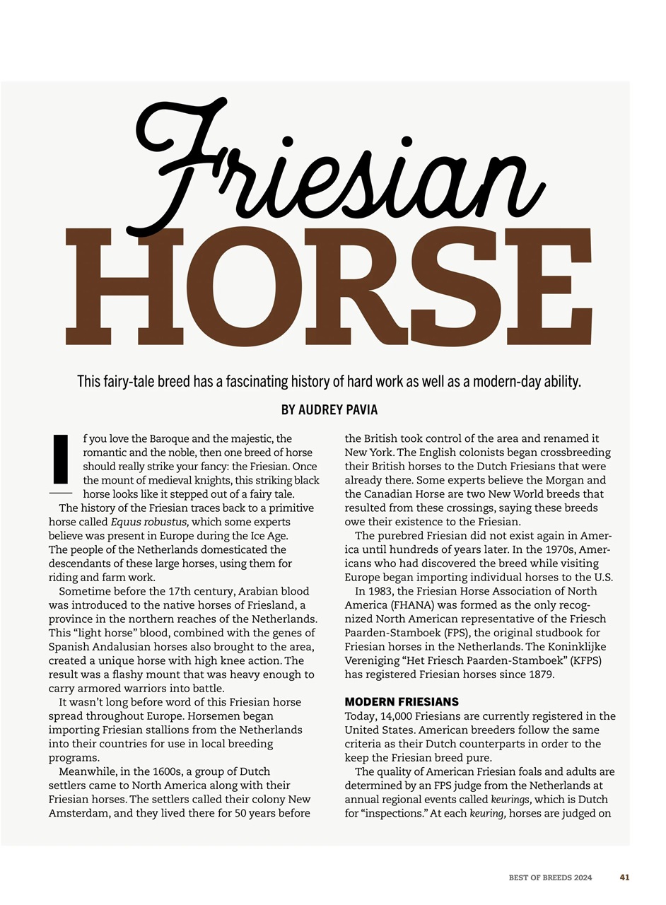 Horse Illustrated Magazine Preview Pages