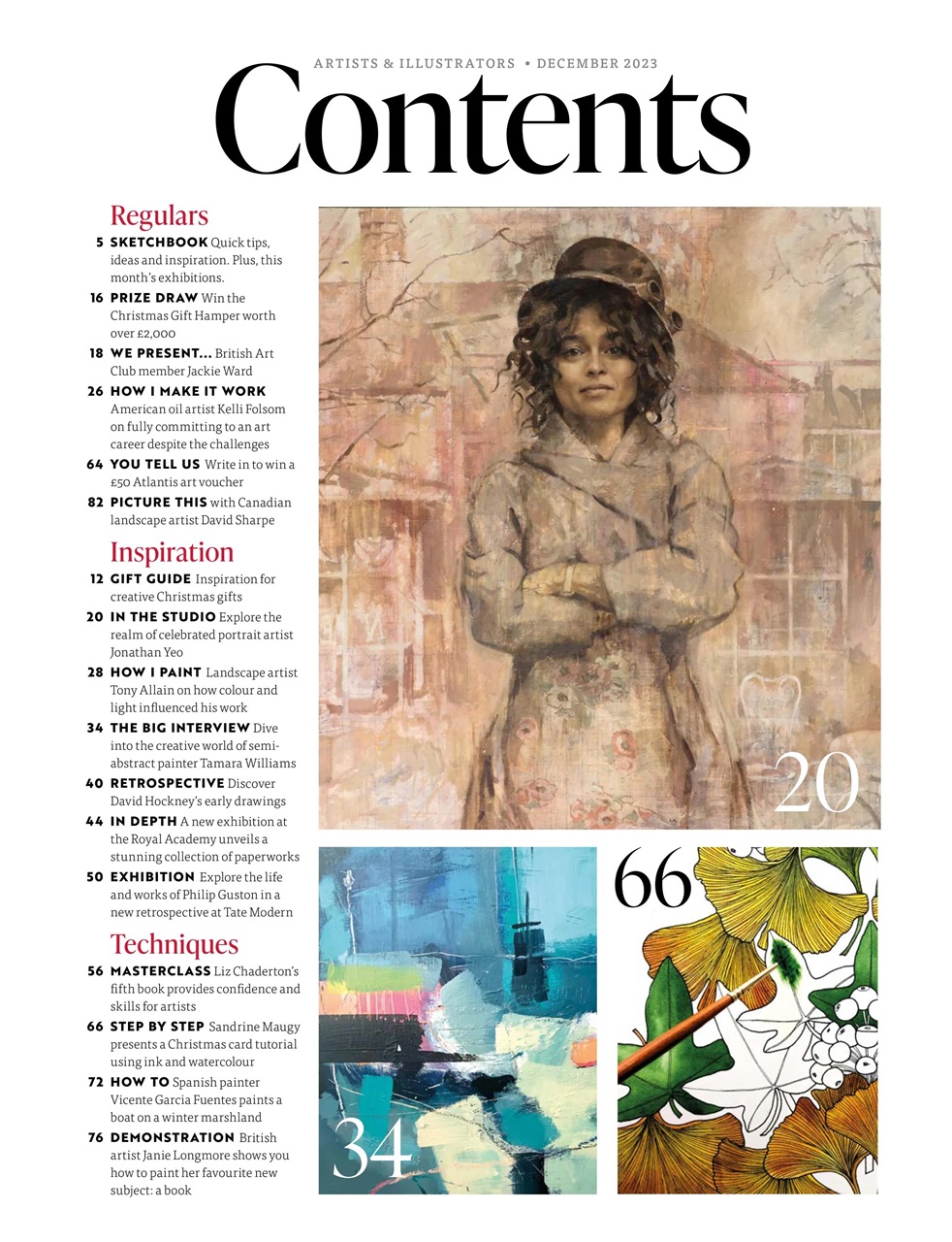 Artists & Illustrators Preview Pages