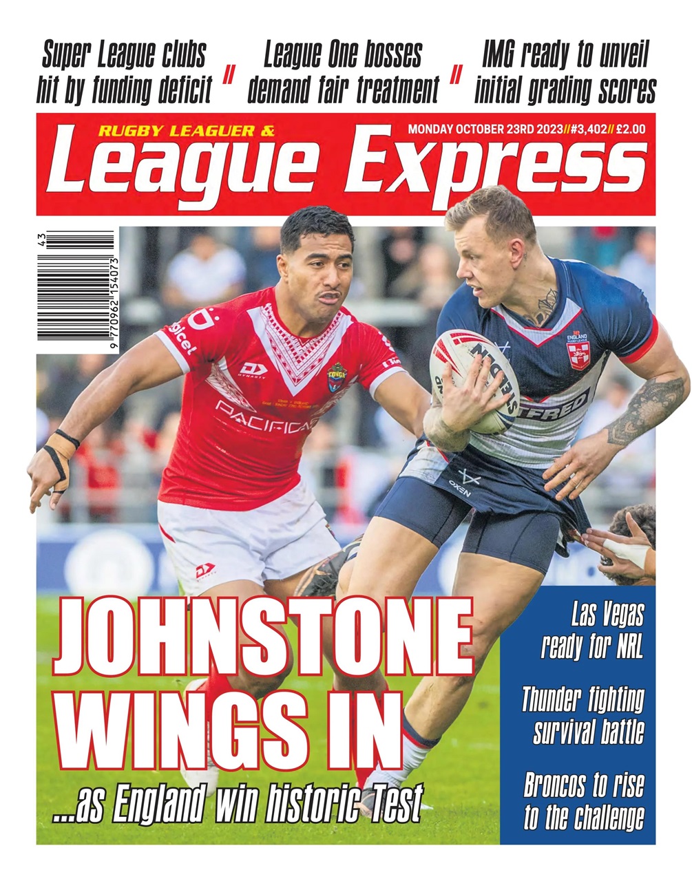 League Express Preview Pages