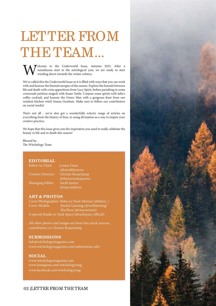 Witchology Magazine Preview Pages