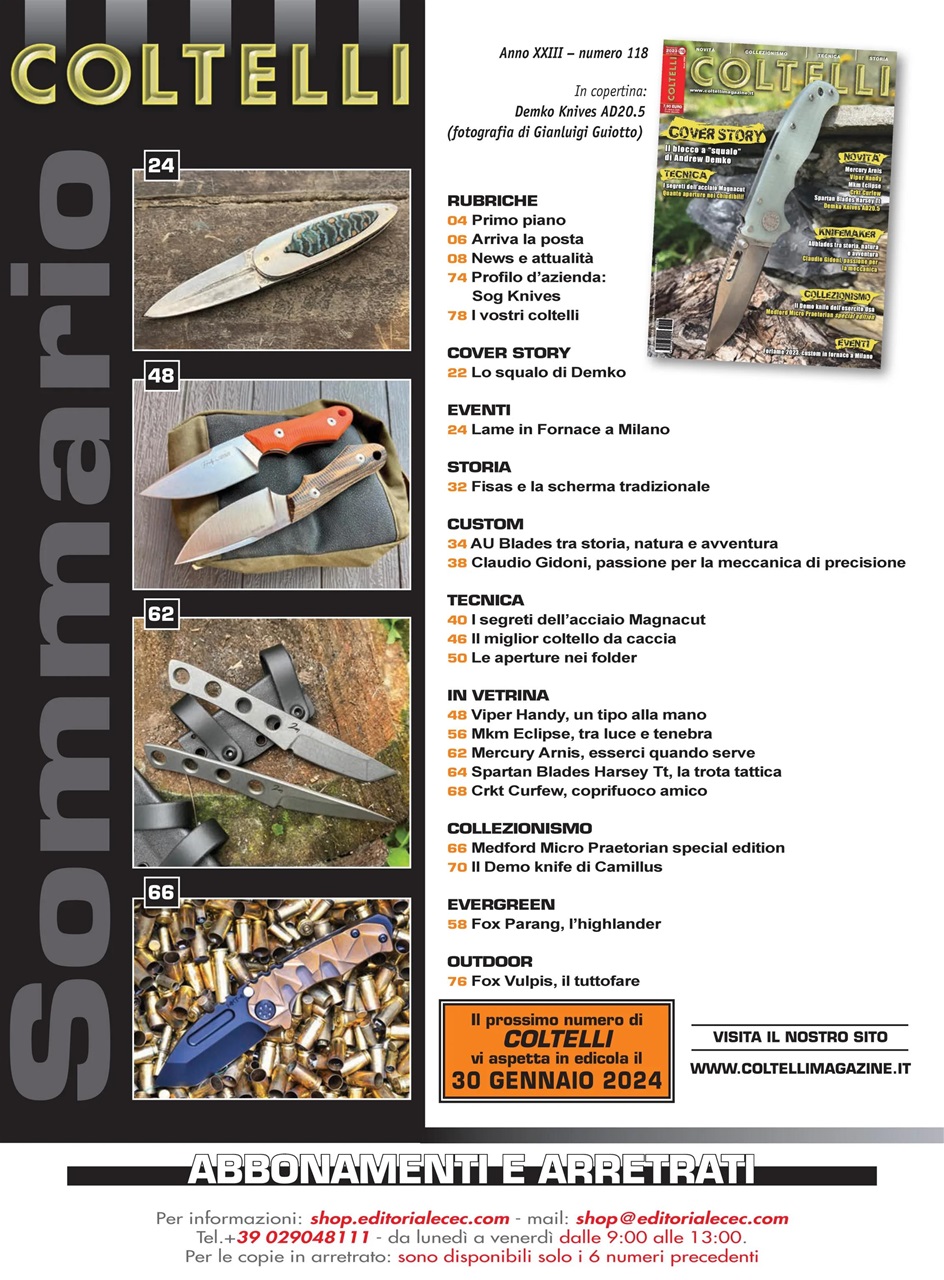 COLTELLI Preview Pages