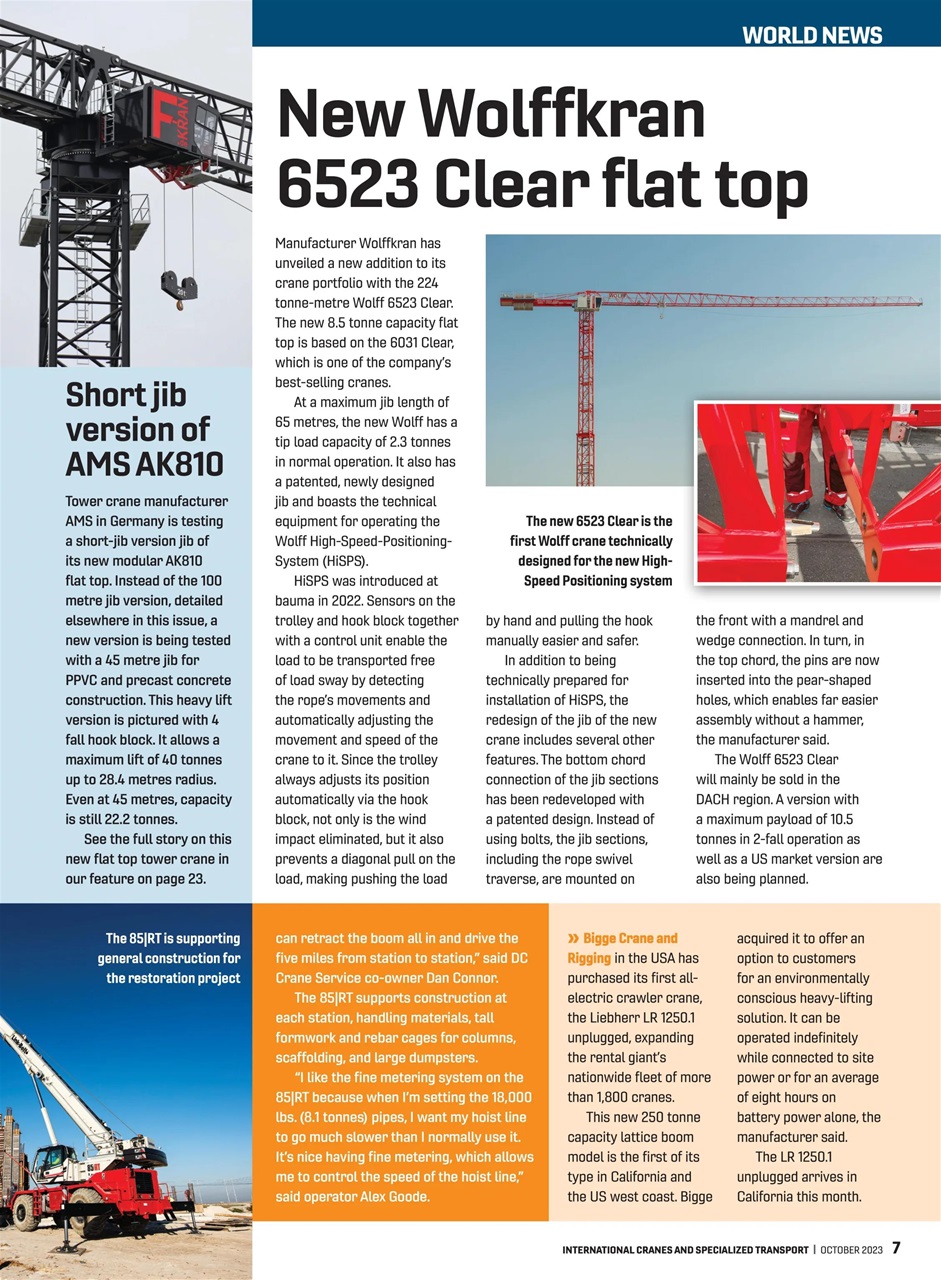 Int. Cranes and Specialized Transp Preview Pages