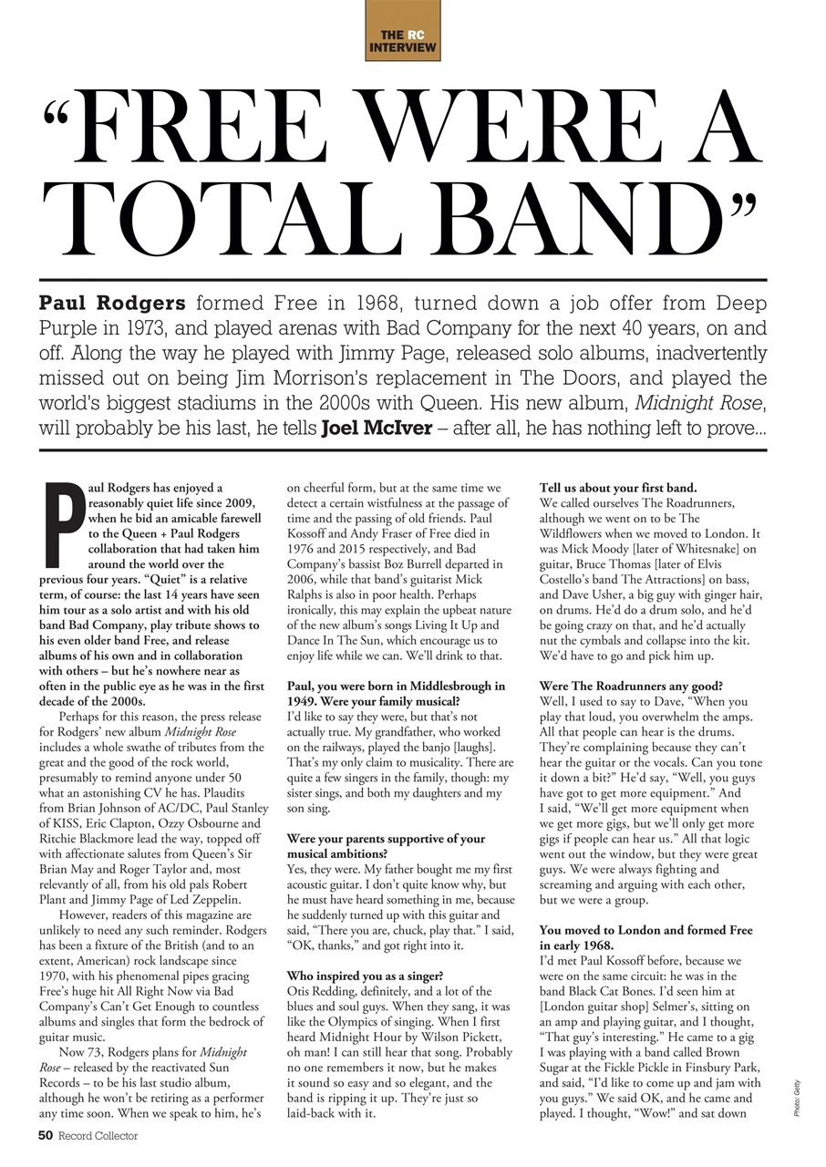 Record Collector Preview Pages