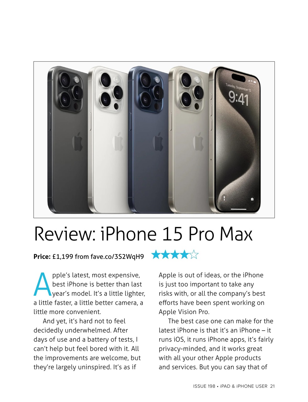 iPad and iPhone User Preview Pages