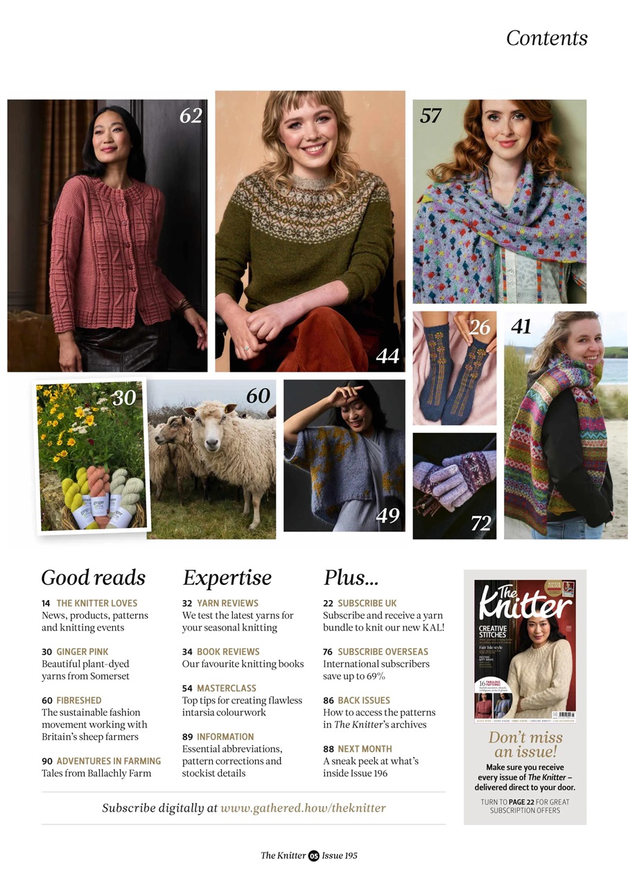 The Knitter Preview Pages
