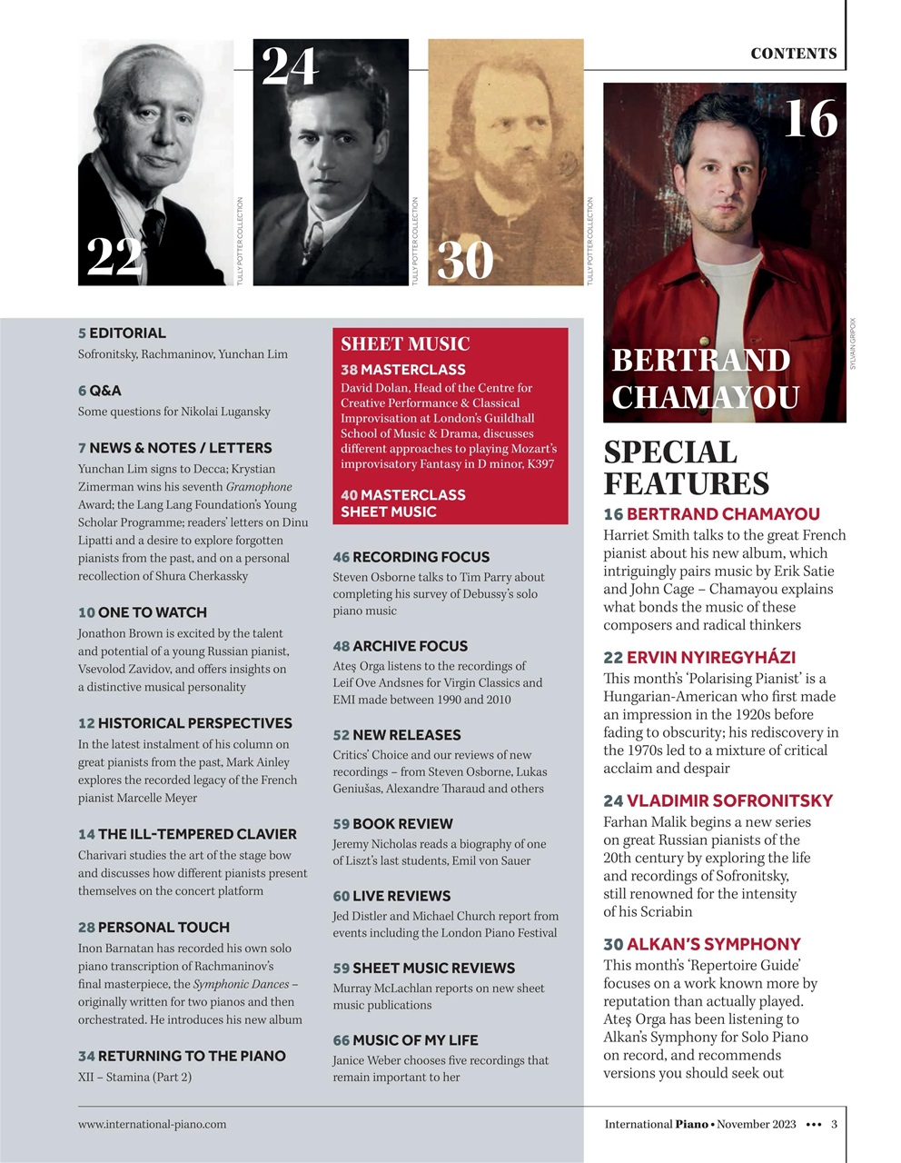 International Piano Preview Pages